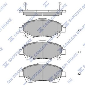 Фото Колодки дискового тормоза HI-Q/Sangsin SP1576