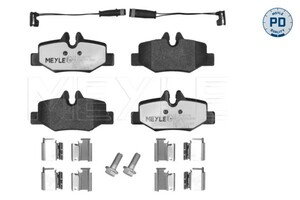 Фото Колодки гальмівні (задні) MB Vito (W639) 03- (Platinum) Meyle 025 240 0817/PD
