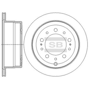 Фото Гальмівний диск HI-Q/Sangsin SD4036
