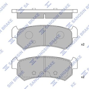 Фото Колодки тормозные задние HI-Q/Sangsin SP1160