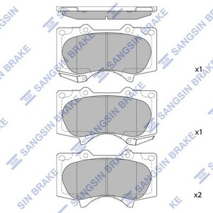 Фото Гальмівні колодки HI-Q/Sangsin SP2033