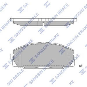 Фото Колодки дискового тормоза HI-Q/Sangsin SP2077