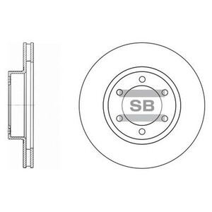 Фото Гальмівний диск HI-Q/Sangsin SD4004