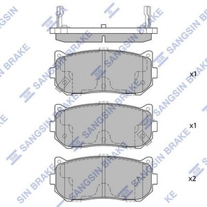 Фото Комплект гальмівних колодок  - дискові HI-Q/Sangsin SP1079-R