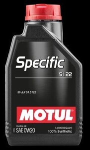 Фото Олива мот 0W20 1L SPECIFIC 5122 Jaguar/Land Rover-STJLR.51.5122 =867601 Motul 107304