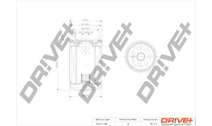 Фото Оливний фільтр DRIVE PARTS  DP1110110056