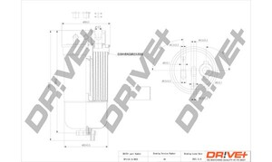 Фото Фільтр палива DRIVE PARTS  DP1110130033