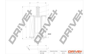 Фото Оливний фільтр DRIVE PARTS  DP1110110063