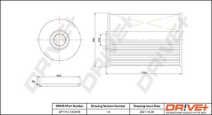 Фото Фільтр палива DRIVE PARTS  DP1110130076