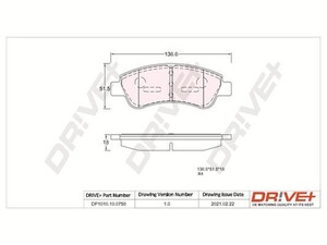 Фото Автозапчастина DRIVE PARTS  DP1010.10.0758