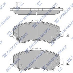 Фото Колодки тормозные передние HI-Q/Sangsin SP2185