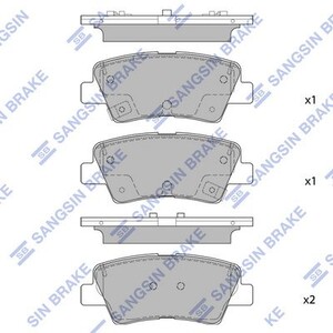 Фото Колодки задние HI-Q/Sangsin SP1851