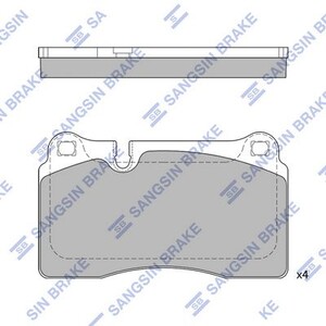 Фото Комплект гальмівних накладок, дискове гальмо HI-Q/Sangsin SP2231