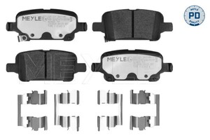 Фото Комплект гальмівних накладок, дискове гальмо Meyle 025 221 2917/PD