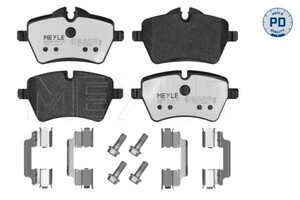 Фото Комплект гальмівних накладок, дискове гальмо Meyle 025 239 8418/PD