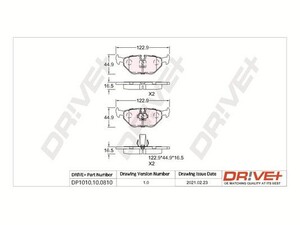 Фото Автозапчастина DRIVE PARTS  DP1010100810