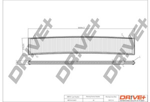 Фото Фільтр, повітря у салоні DRIVE PARTS  DP1110120023