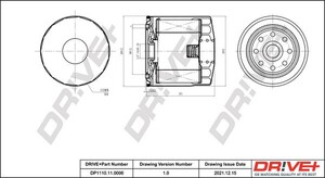 Фото Оливний фільтр DRIVE PARTS  DP1110110006