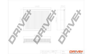 Фото Повітряний фільтр DRIVE PARTS  DP1110100119