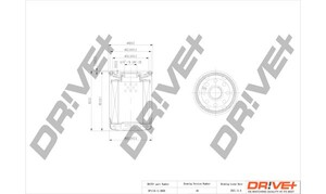 Фото Оливний фільтр DRIVE PARTS  DP1110110020