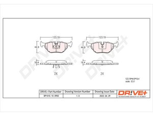 Фото Автозапчастина DRIVE PARTS  DP1010100950