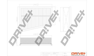 Фото Повітряний фільтр DRIVE PARTS  DP1110100110