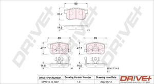 Фото Автозапчастина DRIVE PARTS  DP1010101007