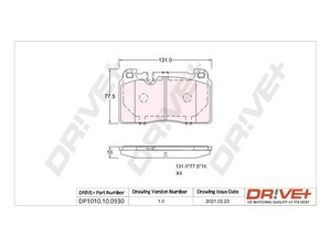 Фото Автозапчастина DRIVE PARTS  DP1010100930