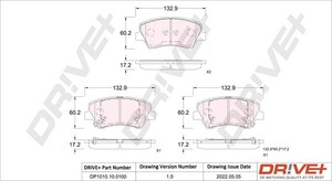 Фото Автозапчастина DRIVE PARTS  DP1010100100