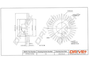 Фото Гальмівний диск DRIVE PARTS  DP1010110706