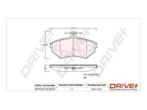 Фото Автозапчастина DRIVE PARTS  DP1010100819