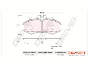 Фото Автозапчастина DRIVE PARTS  DP1010100822