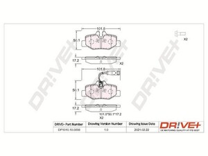 Фото Автозапчастина DRIVE PARTS  DP1010100898