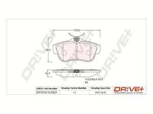 Фото Автозапчастина DRIVE PARTS  DP1010100521