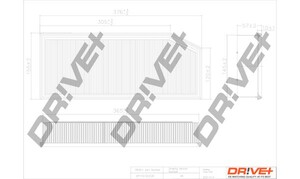 Фото Повітряний фільтр DRIVE PARTS  DP1110100120