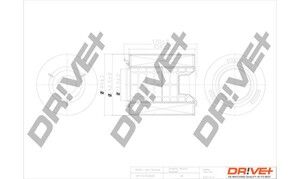 Фото Повітряний фільтр DRIVE PARTS  DP1110100034