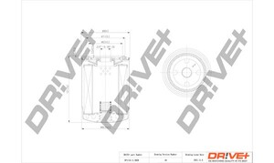 Фото Оливний фільтр DRIVE PARTS  DP1110110028