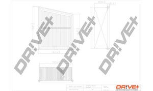 Фото Повітряний фільтр DRIVE PARTS  DP1110.10.0161