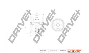 Фото Оливний фільтр DRIVE PARTS  DP1110110109