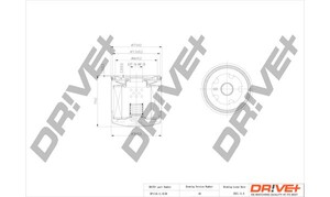 Фото Оливний фільтр DRIVE PARTS  DP1110110130