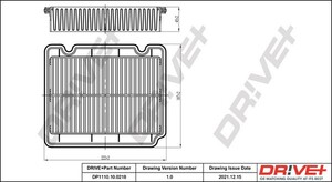 Фото Повітряний фільтр DRIVE PARTS  DP1110.10.0218