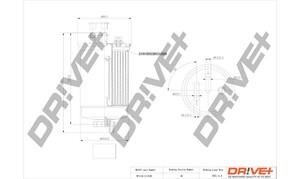 Фото Фільтр палива DRIVE PARTS  DP1110130103