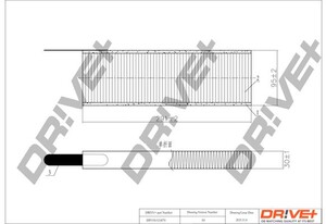 Фото Фільтр, повітря у салоні DRIVE PARTS  DP1110.12.0070