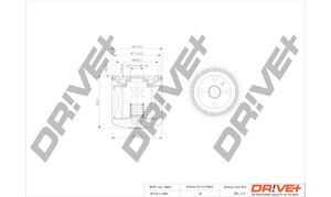 Фото Оливний фільтр DRIVE PARTS  DP1110.11.0054