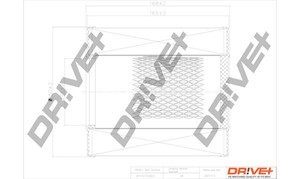 Фото Повітряний фільтр DRIVE PARTS  DP1110100023