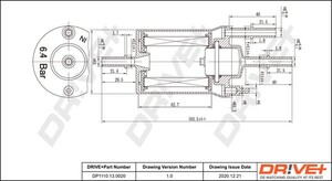 Фото Фільтр палива DRIVE PARTS  DP1110.13.0020