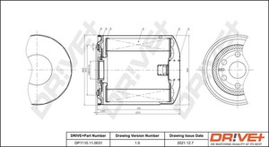 Фото Оливний фільтр DRIVE PARTS  DP1110110031