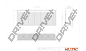 Фото Повітряний фільтр DRIVE PARTS  DP1110.10.0166