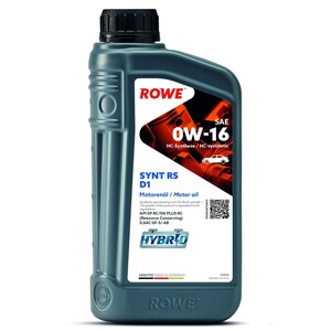 Фото Олива 0W16 8100 HIGHTEC SYNT RS D1 (1L) API SP RC/SN PLUS RC(Resource Conserving) ILSAC GF-5/-6B ROWE  20005001099