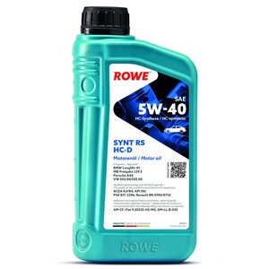 Фото Олива моторна HIGHTEC SYNT RS HC-D SAE 5W-40 (1 L) ROWE  20163001099